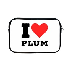 I Love Plum Apple Ipad Mini Zipper Cases by ilovewhateva