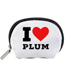 I Love Plum Accessory Pouch (small) by ilovewhateva