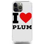 I love plum iPhone 13 Pro Max TPU UV Print Case Front