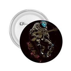 Astronaut Playing Guitar Parody 2 25  Buttons by Bakwanart