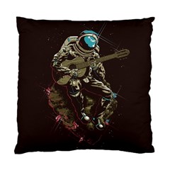 Astronaut Playing Guitar Parody Standard Cushion Case (two Sides) by Bakwanart