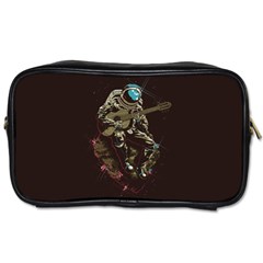 Astronaut Playing Guitar Parody Toiletries Bag (two Sides) by Bakwanart