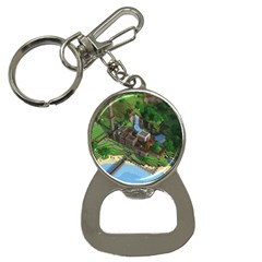 Green Village Miniature Technology Bottle Opener Key Chain by Bakwanart