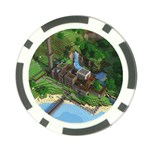 Green Village Miniature Technology Poker Chip Card Guard (10 pack) Back