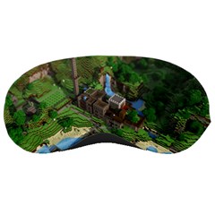 Green Village Miniature Technology Sleeping Mask by Bakwanart