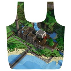 Green Village Miniature Technology Full Print Recycle Bag (xxxl) by Bakwanart