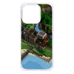 Green Village Miniature Technology Iphone 14 Pro Tpu Uv Print Case by Bakwanart