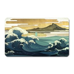 Sea Asia, Waves Japanese Art The Great Wave Off Kanagawa Magnet (rectangular) by Bakwanart