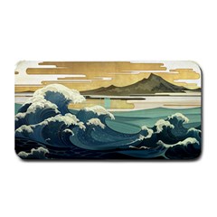 Sea Asia, Waves Japanese Art The Great Wave Off Kanagawa Medium Bar Mat by Bakwanart