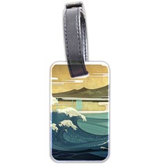 Sea Asia, Waves Japanese Art The Great Wave Off Kanagawa Luggage Tag (two Sides) by Bakwanart