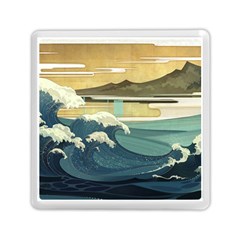 Sea Asia, Waves Japanese Art The Great Wave Off Kanagawa Memory Card Reader (square) by Bakwanart