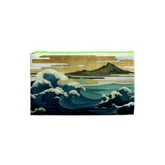 Sea Asia, Waves Japanese Art The Great Wave Off Kanagawa Cosmetic Bag (xs) by Bakwanart