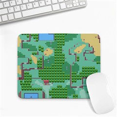 Green Retro Games Pattern Small Mousepad by Bakwanart