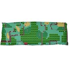 Green Retro Games Pattern Body Pillow Case Dakimakura (two Sides) by Bakwanart