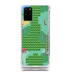 Green Retro Games Pattern Samsung Galaxy S20plus 6 7 Inch Tpu Uv Case by Bakwanart