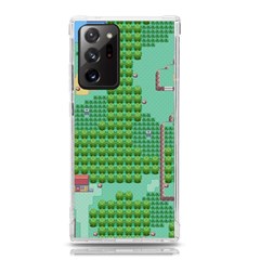 Green Retro Games Pattern Samsung Galaxy Note 20 Ultra Tpu Uv Case by Bakwanart