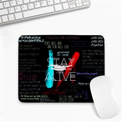 Stay Alive Small Mousepad