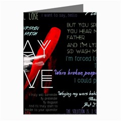 Stay Alive Greeting Cards (pkg Of 8)