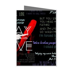 Stay Alive Mini Greeting Cards (pkg Of 8)