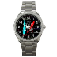 Stay Alive Sport Metal Watch by Bakwanart