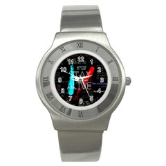 Stay Alive Stainless Steel Watch