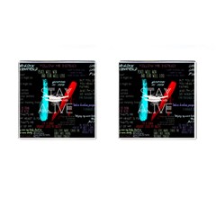 Stay Alive Cufflinks (square)