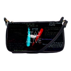 Stay Alive Shoulder Clutch Bag