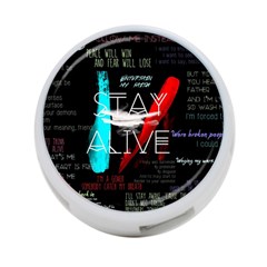 Stay Alive 4-port Usb Hub (two Sides) by Bakwanart