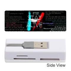 Stay Alive Memory Card Reader (stick) by Bakwanart