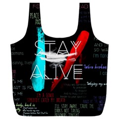 Stay Alive Full Print Recycle Bag (xxl)