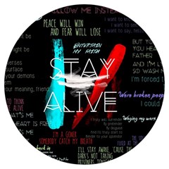 Stay Alive Round Trivet