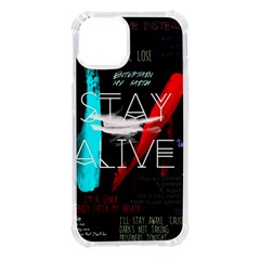 Stay Alive Iphone 14 Tpu Uv Print Case by Bakwanart