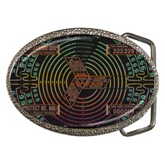 Black And Green Area Rug Neon Genesis Evangelion Computer Communication Belt Buckles by Bakwanart