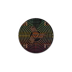 Black And Green Area Rug Neon Genesis Evangelion Computer Communication Golf Ball Marker (10 Pack) by Bakwanart