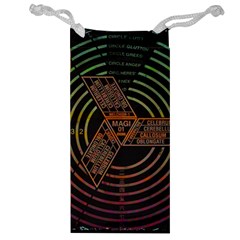 Black And Green Area Rug Neon Genesis Evangelion Computer Communication Jewelry Bag by Bakwanart