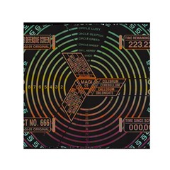 Black And Green Area Rug Neon Genesis Evangelion Computer Communication Square Satin Scarf (30  X 30 ) by Bakwanart