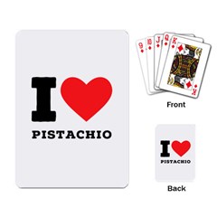 I Love Pistachio Playing Cards Single Design (rectangle) by ilovewhateva