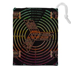 Black And Green Area Rug Neon Genesis Evangelion Computer Communication Drawstring Pouch (5xl) by Bakwanart