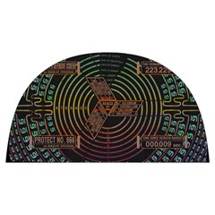 Black And Green Area Rug Neon Genesis Evangelion Computer Communication Anti Scalding Pot Cap by Bakwanart