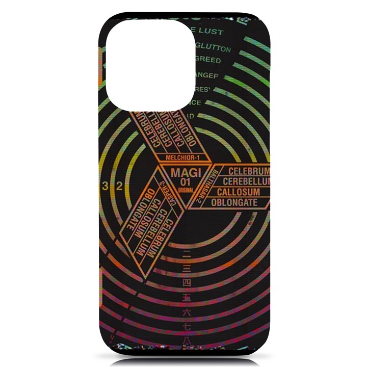 Black And Green Area Rug Neon Genesis Evangelion Computer Communication iPhone 14 Pro Max Black UV Print Case