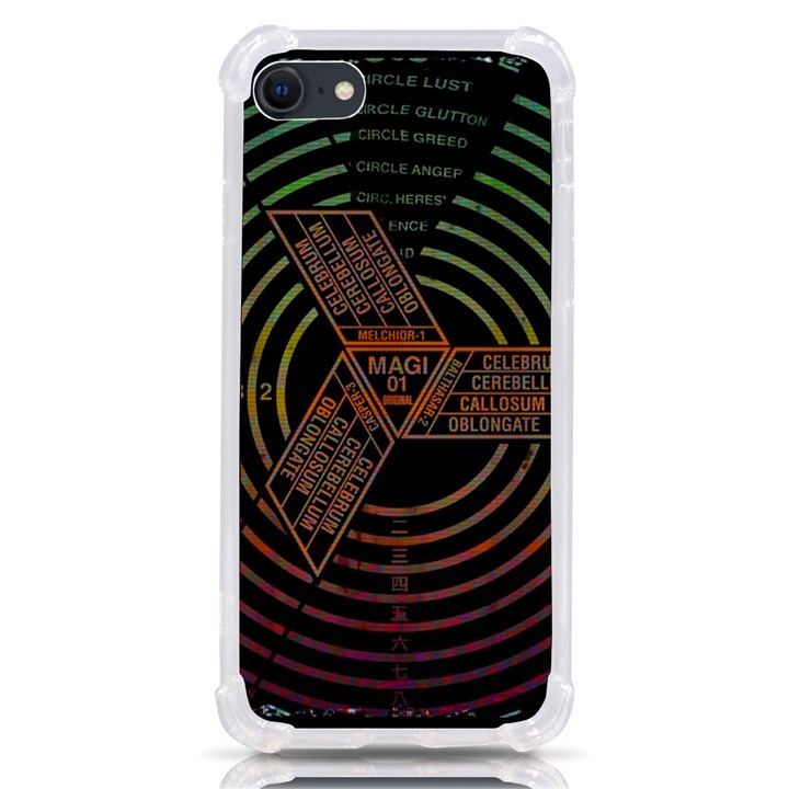 Black And Green Area Rug Neon Genesis Evangelion Computer Communication iPhone SE