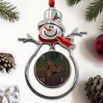 Black And Green Area Rug Neon Genesis Evangelion Computer Communication Metal Snowman Ornament Front