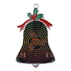 Black And Green Area Rug Neon Genesis Evangelion Computer Communication Metal Holly Leaf Bell Ornament by Bakwanart