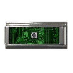 Technology Computer Chip Electronics Industry Circuit Board Superlink Italian Charm (9mm) by Bakwanart