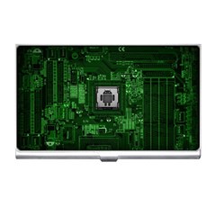 Technology Computer Chip Electronics Industry Circuit Board Business Card Holder