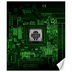 Technology Computer Chip Electronics Industry Circuit Board Canvas 8  X 10  by Bakwanart