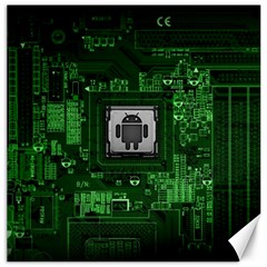 Technology Computer Chip Electronics Industry Circuit Board Canvas 12  X 12  by Bakwanart