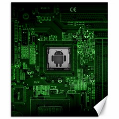 Technology Computer Chip Electronics Industry Circuit Board Canvas 20  X 24  by Bakwanart