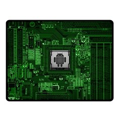 Technology Computer Chip Electronics Industry Circuit Board Fleece Blanket (small) by Bakwanart