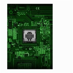 Technology Computer Chip Electronics Industry Circuit Board Small Garden Flag (two Sides) by Bakwanart